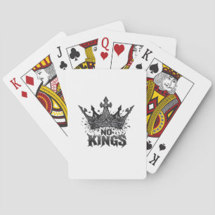 No Kings In America Minimal Clean Playing Cards