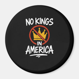 No Kings In America No Crown Minimal Clean Magnet