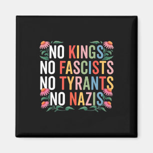 No Kings In America No Fascists Resist Trump 4th J Magnet