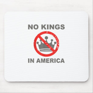 No Kings In America Patriotic Casual Mouse Pad