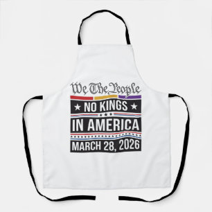 No Kings in America Patriotic Protest Shirt_1 Apron