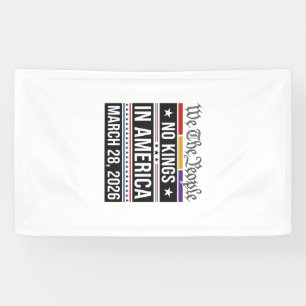 No Kings in America Patriotic Protest Shirt_1 Banner