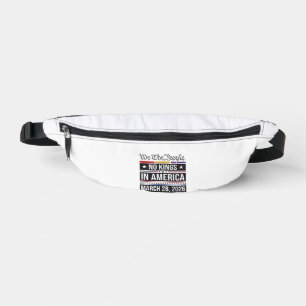 No Kings in America Patriotic Protest Shirt_1 Bum Bags