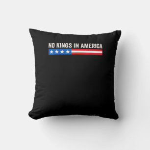 No Kings In America Patriotic Style Cushion