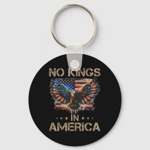 No Kings In America Resist Trump Political Shirt M Key Ring