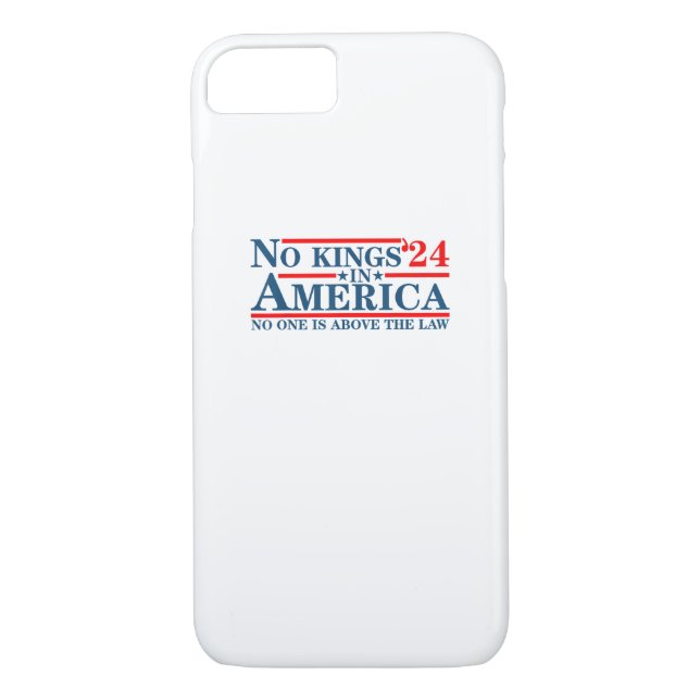 No Kings In America Retro Classic Case-Mate iPhone Case (Back)