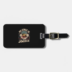 No Kings In America Retro Classic Luggage Tag