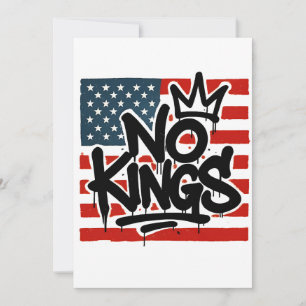 No Kings In America Save Democracy I Dissent Anti  Announcement
