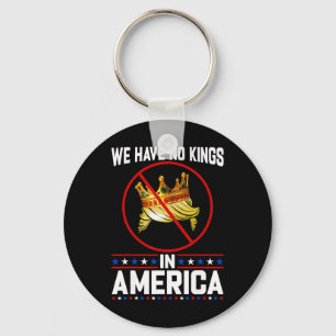 No Kings In America Save Democracy I Dissent Anti  Key Ring