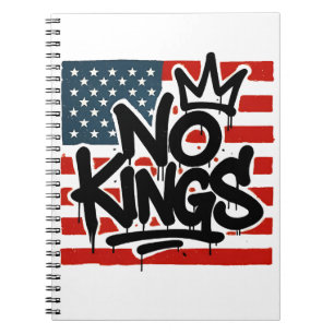 No Kings In America Save Democracy I Dissent Anti Notebook