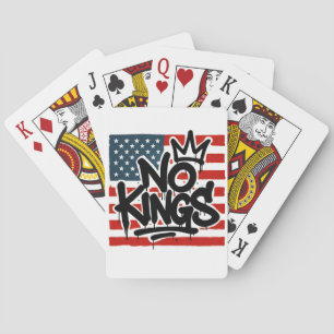 No Kings In America Save Democracy I Dissent Anti Playing Cards