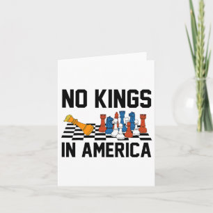 No Kings In America Shirt No Kings Men Women  Card