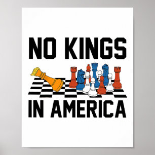 No Kings In America Shirt No Kings Men Women Poster