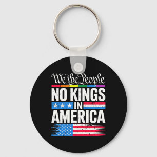 No Kings In America Shirt Rejecting Kings Patrioti Key Ring