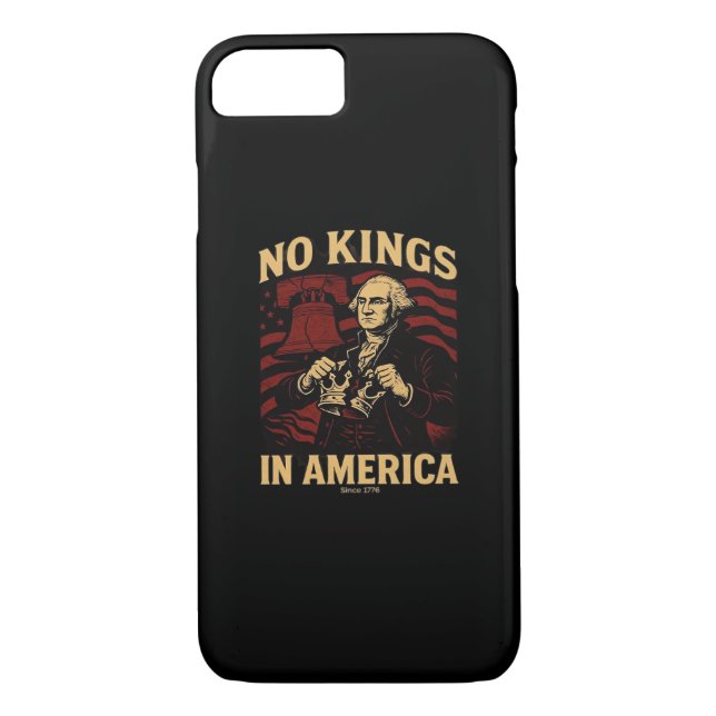 No Kings In America Since 1776 Anti-Donald Trumpp Case-Mate iPhone Case (Back)