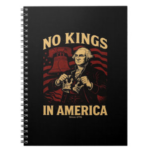 No Kings In America Since 1776 Anti-Donald Trumpp Notebook