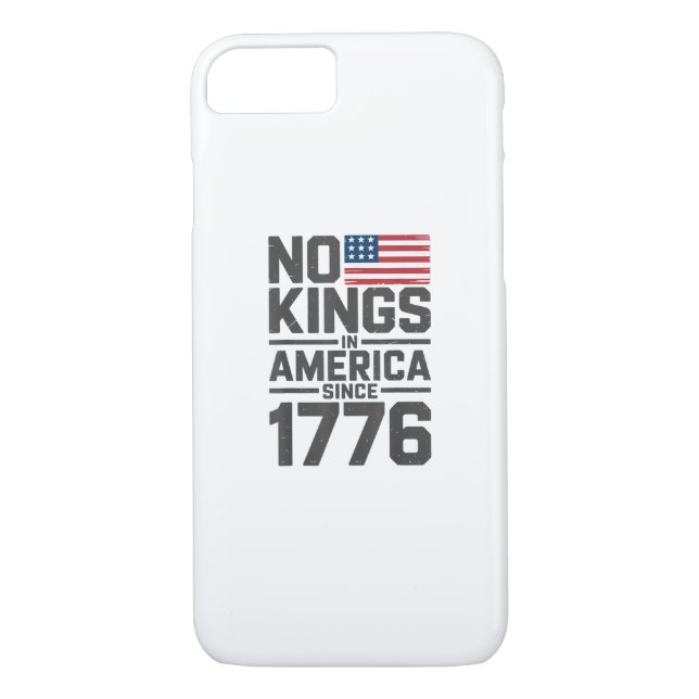 No Kings In America Since 1776 Creative Design Case-Mate iPhone Case (Back)