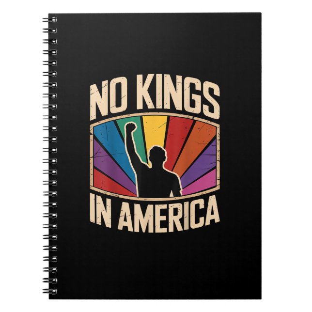 No Kings In America Since 1776 Creative Design Notebook (Front)