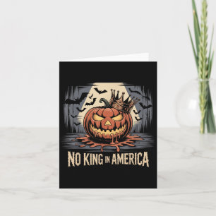 No Kings In America Since 1776 Distressed Usa Flag Card