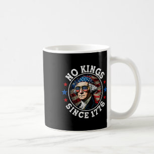 No Kings In America Since 1776 Distressed Usa Flag Coffee Mug