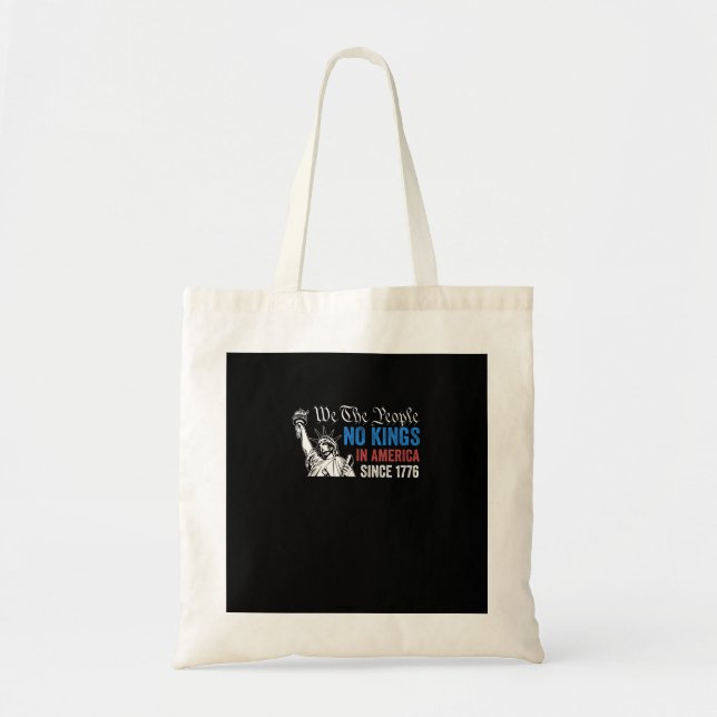 No Kings In America Since 1776 Retro Classic Tote Bag (Front)