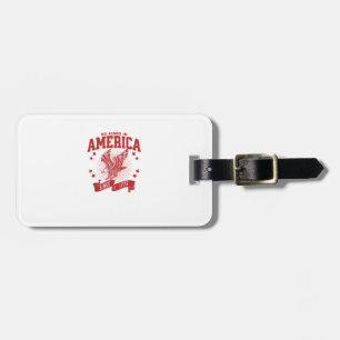 No Kings In America Since 1776 USA Eagle Luggage Tag