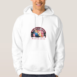 No Kings In America Since 1776 USA Flag Save Esse Hoodie