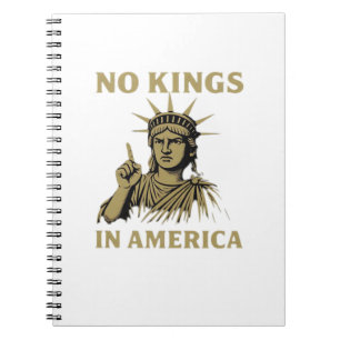 No Kings In America Statue Of No Kings Day Protes Notebook