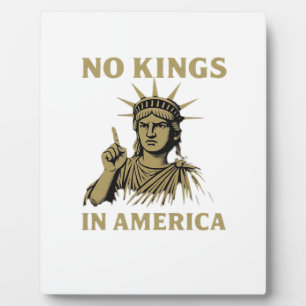 No Kings In America Statue Of No Kings Day Protes Plaque
