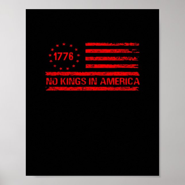 No Kings In America United States Independence Cla Poster (Front)