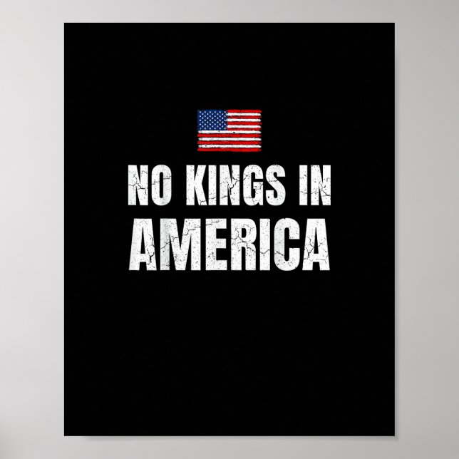 No Kings In America United States Independence Fre Poster (Front)