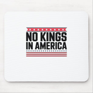 No Kings In America USA Bold Design Mouse Pad