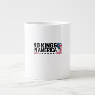 No Kings In America USA Creative Casual Large Coffee Mug