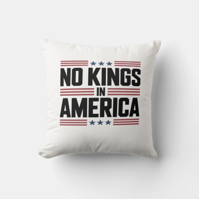 No Kings In America USA Creative Style Cushion (Front)
