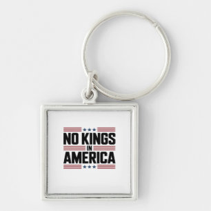 No Kings In America USA Creative Style Key Ring