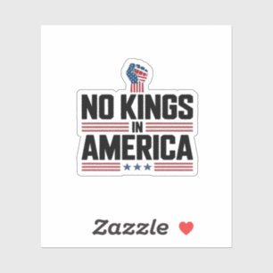 No Kings In America USA Retro Classic