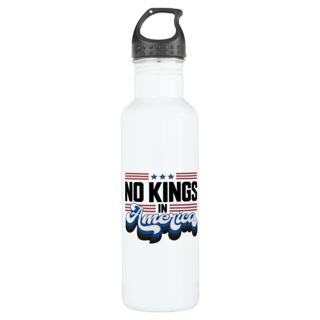 No Kings In America USA Retro Classic 710 Ml Water Bottle (Front)
