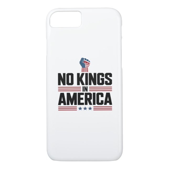 No Kings In America USA Retro Classic Case-Mate iPhone Case (Back)