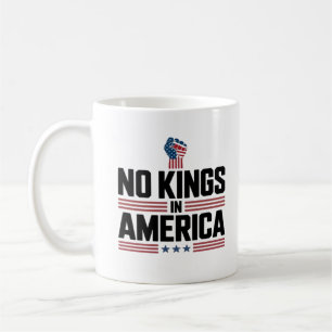 No Kings In America USA Retro Classic Coffee Mug