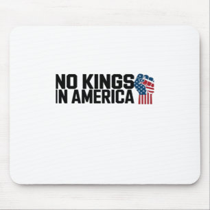 No Kings In America USA Vintage Graphic Mouse Pad