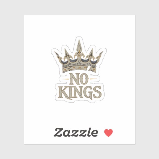 No Kings In America Vintage Graphic (Sheet)
