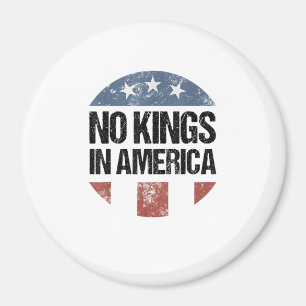 No Kings In America Vintage Patriotic No Kings Cre Magnet