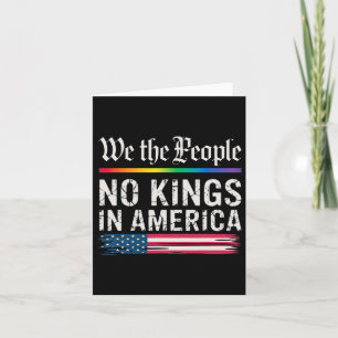 No Kings In America We The People 1 Card