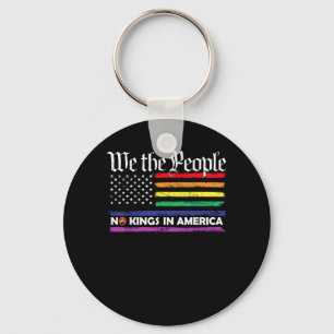 No Kings In America We The People Creative Design Key Ring