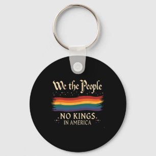 No Kings In America We The People Men Women 1 Key Ring