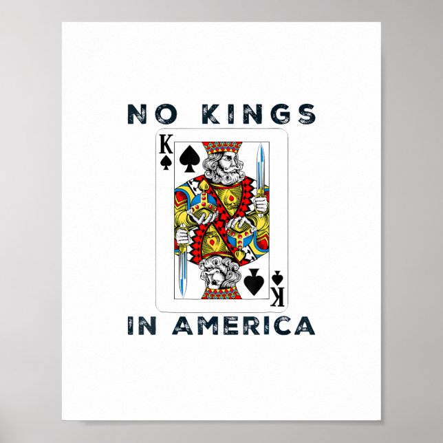 No Kings In America We The People Political Creati Poster (Front)