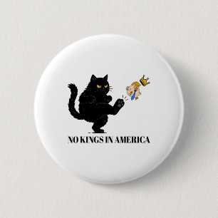 No Kings In America We The People Political For Me 6 Cm Round Badge