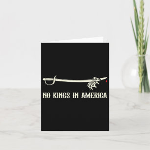 No Kings In America We The People Political Men Wo Card