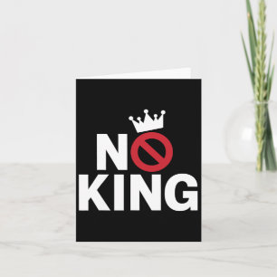 No Kings In America We The People Political Men Wo Card