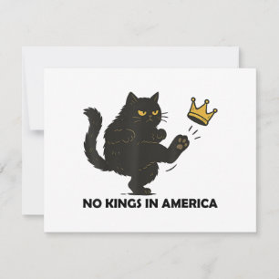 No Kings In America We The People Political Men Wo Thank You Card
